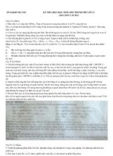 Kỳ thi chọn học sinh giỏi thành phố lớp 12 (Năm học 2014 - 2015)  môn hóa